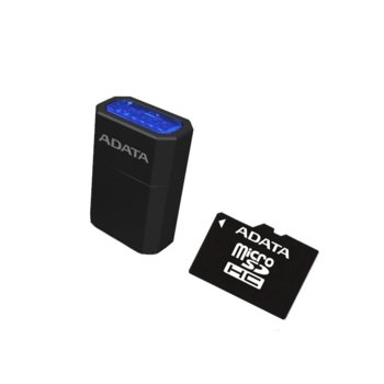 16GB Micro SDHC  A-Data Class10 + card reader