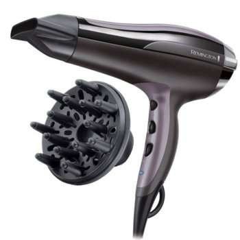 Сешоар Remington D 5220, 2400W, студена струя, 3 степени на топлина, йонизирана струя, черен | JAR Computers Remington D 5220