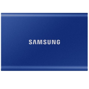 Памет SSD 1TB, Samsung T7 Blue (MU-PC1T0H/WW), USB 3.2, 2.5"(6.35 cm), скорост на четене 1050 MB/s, скорост на запис 1000 MB/s image