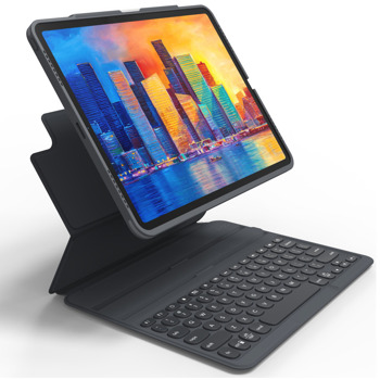 Клавиатура ZAGG Keyboard Pro-Charcoal-UK за таблет Apple-iPad 12.9, черна | JAR Computers Zagg Pro Keys Apple iPad 12.9 Pro-Charcoal-UK
