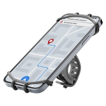 Стойка за телефон Rider Twist, за колело, 360° въртене, черна | JAR Computers Cellularline Rider Twist IT8449