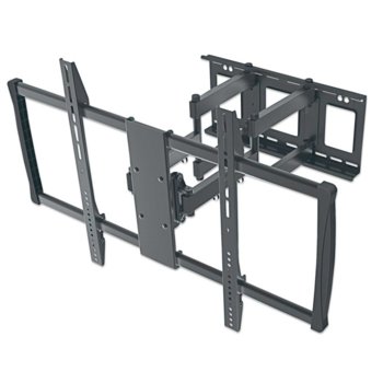 Стойка за телевизор Manhattan 461221, за екран от 60"-100", VESA до 900x600, 80kg, черна | JAR Computers Стойка за телевизор Manhattan 461221