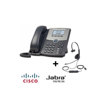 Cisco SPA502G + Jabra BIZ 1500 Mono