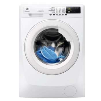 Перална машина Electrolux EWF1284BW, клас А+++, капацитет 8кг., 1200 обр/мин, 9 програми, LCD дисплей, защита от преливане, бяла | JAR Computers Electrolux EWF1284BW