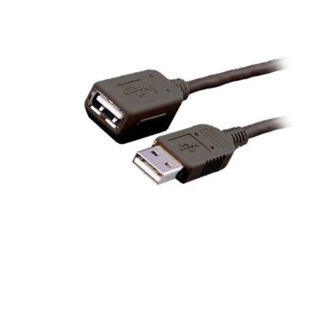 Кабел MediaRange MRCS108, от USB А(м) към USB А(ж), 5м, черен image
