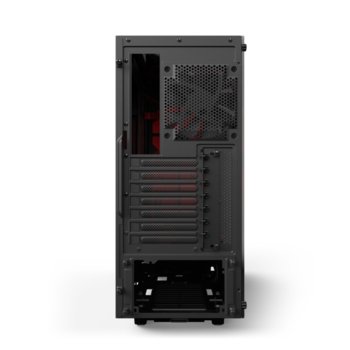 NZXT ELITE S340/MID TWR BL/RED