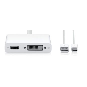 Преходник Apple Mini DisplayPort(м) към DVI(ж)