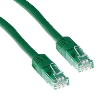 Пач кабел ACT IB8700 U/UTP CAT6 0.5 m зелен bulk