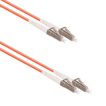 Оптичен пач кабел DeTech 18343, LC/UPC(м) към LC/UPC(м), 62.5/125um, мулти мод, 10m image