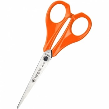 Ножица Kangaro EL-60, 15.2 cm, с оранжеви дръжки | JAR Computers Kangaro EL-60 37812