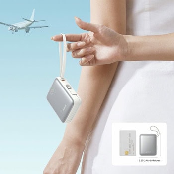 joyroom jr-pbf27 power bank 22.5w 10000mah бял