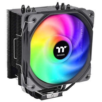 Охлаждане за процесор Thermaltake UX200 SE ARGB, съвместимост със сокети Intel LGA 1700/1200/115x & AMD AM5/AM4/FM2/FM1/AM3+/AM3/AM2+/AM2 | JAR Computers Thermaltake UX200 SE ARGB CL-P105-AL12SW-A