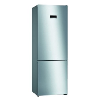 Хладилник с фризер Bosch KGN49XLEA SER4, клас E, 435 общ обем, свободностоящ, 303 kWh/годишно, инокс | JAR Computers Bosch KGN49XLEA SER4 KGN49XLEA