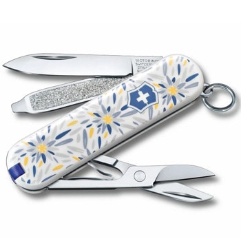 Джобен нож Victorinox Classic LE 2021 Alpine Edelweiss, бял | JAR Computers Victorinox Classic LE 2021 Alpine Edelweiss