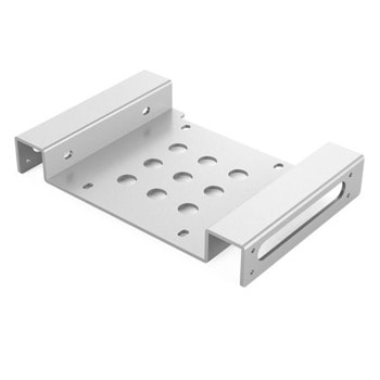 Преходник (mounting bracket) Orico AC52535-1S-V1-SV, от 1x 2.5/3.5" HDD/SSD към 5.25", сребрист | JAR Computers Orico AC52535-1S AC52535-1S-V1-SV