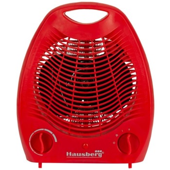Вентилаторна печка Hausberg HB-8501RS, 2000W, 2 нива на мощност, червена image