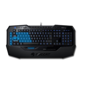 Клавиатура ROCCAT Isku, гейминг, подсветка, програмируеми бутони, гумирана основа, черна, USB | JAR Computers ROCCAT Isku (ROC-KEY-12-721)