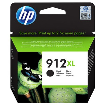 HP 912XL High Yield Black Ink 3YL84AE#301