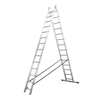 Стълба VALVNOS, алуминиева, 4.56м | JAR Computers Стълба VALVNOS алуминиева 4.56м