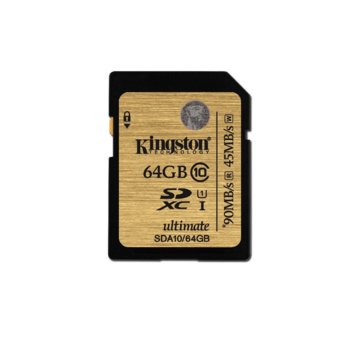 Kingston 64GB SDXC-I Class10 UHS-I SDA10/64GB
