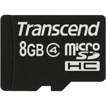 Transcend 8GB microSDHC Class 4 + Adapter TS8GUSDC