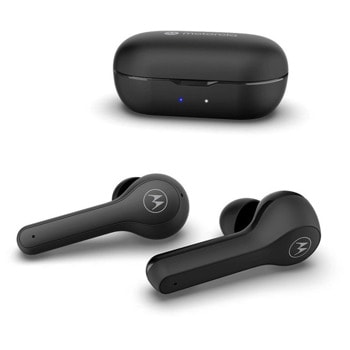 Слушалки Motorola Moto Buds 085, безжични, микрофон, Bluetooth, до 5 часа време на работа, черни | JAR Computers Motorola Moto Buds 085