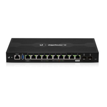 Рутер Ubiquiti EdgeRouter 12, 10x LAN 10/100/1000, 2x SFP, 1GB RAM | JAR Computers Ubiquiti EdgeRouter 12