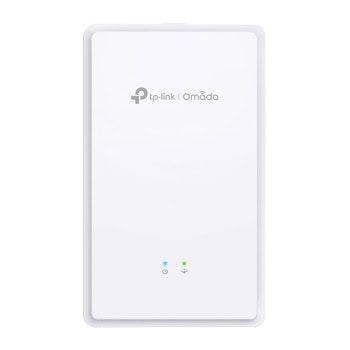 Точка за достъп TP-Link EAP615GP-Wall, 1800Mbps, 2.4GHz (574Mpbs)/ 5GHz (1201Mbps), 2x 10/100/1000 RJ45, 1x GPON, 1x FXS, 2x вътрешни антени | JAR Computers TP-Link EAP615GP-Wall