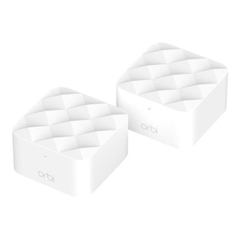 Безжична Wi-fi система Netgear RBK12-100PES, 1200Mbps, 2.4GHz (400 Mbps)/ 5GHz (866 Mbps), Wireless AC, 1x LAN 10/100/1000, 1x WAN 10/100/1000, 2 бр. | JAR Computers Netgear RBK12-100PES