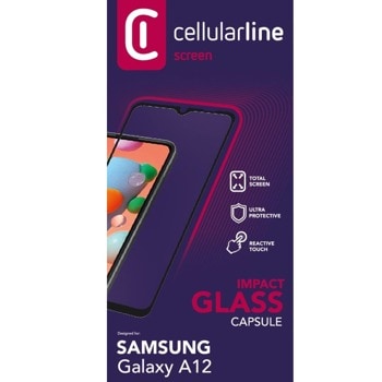 Cellularline Tempered Glass for Samsung Galaxy A12