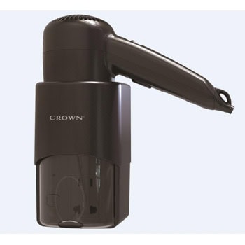 Сешоар Crown CHD-13BWS, 1600W, терморегулатор, автоматичен предпазител, черен | JAR Computers Crown CHD-13BWS , 1300 W
