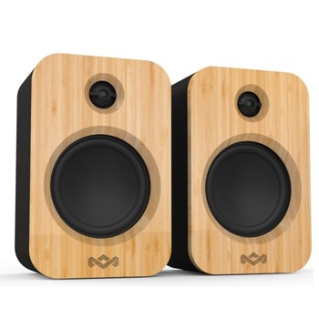 Тонколони House of Marley Get Together Duo (EM-JA019-SB), преносими, 2.0, Bluetooth, 3.5mm жак, до 8 часа време на работа, кафяви, вградена батерия, 2 броя | JAR Computers House of Marley