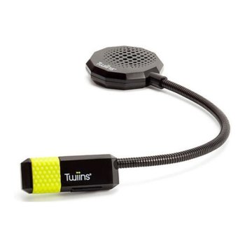Слушалка Twiins HF1 Dual, за каска, безжични, Bluetooth, до 3 дни работа, черен | JAR Computers Cellularline Twiins HF1 Dual