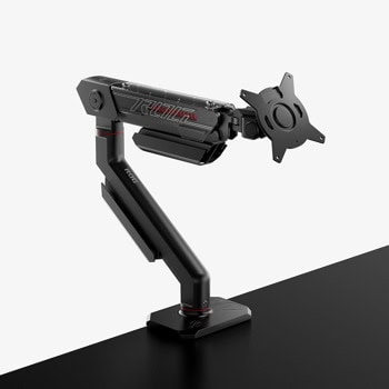 Стойка за монитор Asus ROG Ergo AAS01, за плот, за екрани до 34", VESA до 100x100, до 11.5 кг, регулируема, черна | JAR Computers Asus ROG Ergo AAS01 90LA00Q0-B01170
