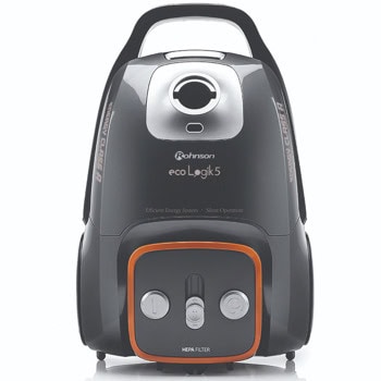 Прахосмукачка Rohnson R 138, с торба, 800 W, 3 л. капацитет на торбата, енергиен клас A, HEPA филтър, черна | JAR Computers Rohnson R 138