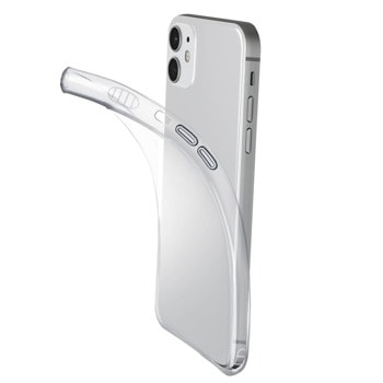Калъф за Apple iPhone 12 mini, гумен, Cellularline Fine, прозрачен | JAR Computers Cellularline Fine iPhone 12 mini