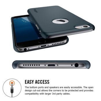 Spigen Thin Fit Case A for iPhone 6 Plus metal
