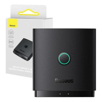 HDMI сплитер Baseus AirJoy 2 в 1, от 2x HDMI(ж) към 1x HDMI(ж) | JAR Computers Baseus AirJoy 2 в 1 B01331105111-00