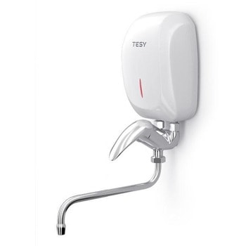 Електрически бойлер Tesy InstaLine Kitchen IWH 35 X02 KIH, проточен, стоящ над мивка, 3.5 kW, енергиен клас А, 20.0 x 13.0 x 7.6 cm, бял | JAR Computers Модел InstaLine Kitchen 3.5 kW Номинална мощност