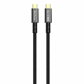 Кабел DeTech DE-C-C, от USB C(м) към USB C(м), 1m, 100W, черен | JAR Computers кабел de-c-c c to c 100w black