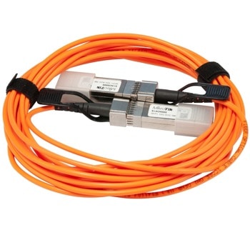 Оптичен пач кабел Mikrotik S+AO0005, от SFP+ към SFP+, Direct Attach Cable(DAC), 5m | JAR Computers Mikrotik S+AO0005