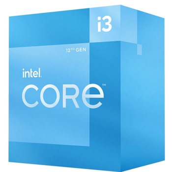 Процесор Intel Core i3-12100, четириядрен (3.3/4.3 GHz, 12MB Cache, 1.4GHz GPU, LGA1700) BOX | JAR Computers Intel Core i3-12100 BOX BX8071512100