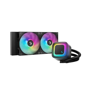 Водно охлаждане за процесор DeepCool LE240 V2 Black, съвместимост със сокети Intel LGA 1851/1700/1200/115x & AMD AM5/AM4 | JAR Computers DeepCool LE240 V2 Black R-LE240-BKAMMC-G-2