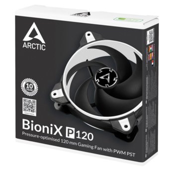 Вентилатор 140mm Arctic Fan BioniX P140 White, 4-pin, 1950rpm | JAR Computers Arctic Fan 140mm BioniX P140 White ACFAN00128A
