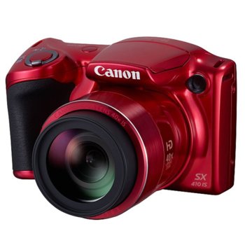 Canon SX410 IS Red+Case DCC-950+Sony 8GB SD