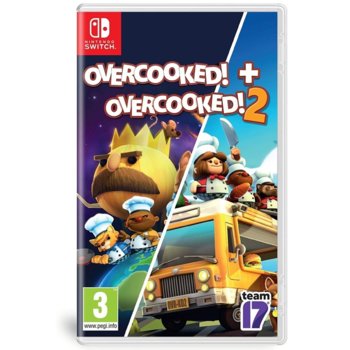 Игра за конзола Overcooked! + Overcooked! 2 - Double Pack, за Nintendo Switch | JAR Computers Overcooked! Double Pack Switch