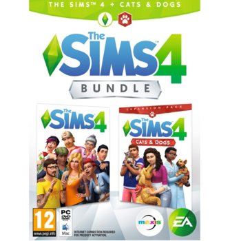 Игра The Sims 4 + Cats and Dogs Expansion Pack Bundle, за PC | JAR Computers The Sims 4 + Cats and Dogs Expansion Pack Bundle