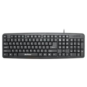 Клавиатура DeTech DE6084, черна, USB | JAR Computers Клавиатура DeTech DE6084