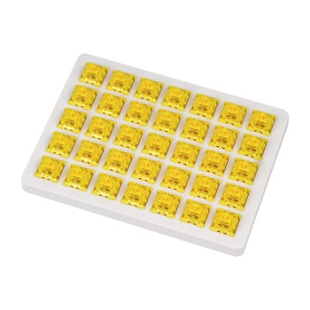 Суичове за механична клавиатура Keychron Gateron Phantom, 35-Keycap Set, жълти | JAR Computers Keychron Gateron Phantom Yellow Switch Z114