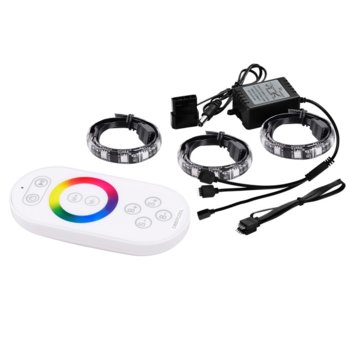 Светодиодна магнитна LED лента DeepCool RGB 360, DC 12V, черна, 1m | JAR Computers LED лента DeepCool RGB 360
